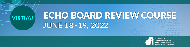 SCA Echo Board Review Course 2022